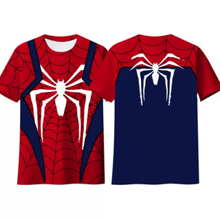 Trẻ Em Người Nhện Áo Sơ Mi Bé Trai Quà Tặng Sinh Nhật Đảng Áo Thun Marvel Tay Ngắn Thời Trang Hàng Đầu Bé Thoải Mái Quần Áo Mùa Hè