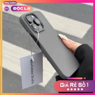 Ốp điện thoại TPU dẻo chống sốc màu trơn đơn giản cho IPhone XSMAX/11/12/13/14/15 PLus, Pro, Promax