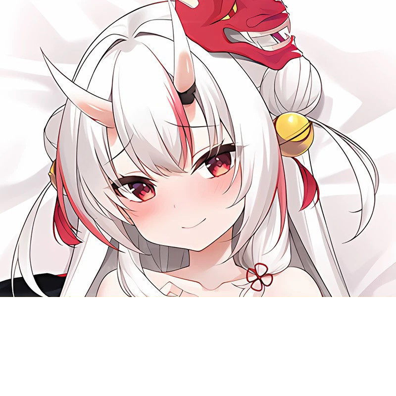 Nakiri Ayame Hololive Cosplay Dakimakura Ôm Thân Gối Nhật Bản Otaku Vỏ Gối Đệm Chỉ Vỏ Gối