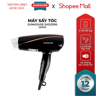 Máy sấy tóc SUNHOUSE màu đen 1200W SHD2306