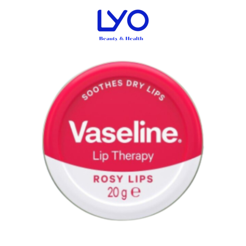 Son Dưỡng Môi Dạng Sáp Cho Môi Mềm Mịn, Hồng Hào Vaseline Lip Therapy Hộp Thiếc 20g