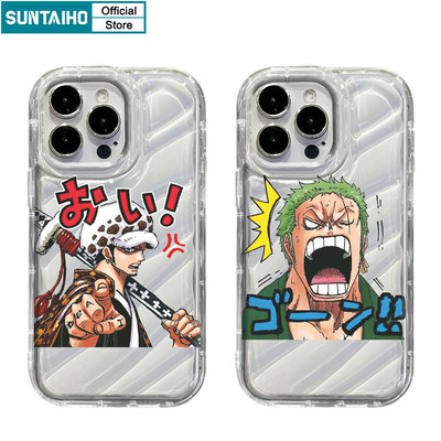 Suntaiho Thẩm Mỹ Độc Đáo Vỏ Điện Thoại Họa Tiết Anime Nhật Bản Cho Iphone 15 14 12 13 11 Pro Max IP 7 8 Plus Iphon X Xs XR Xs Max TPU Mềm Cao Cấp Chống Sốc Ốp Lưng