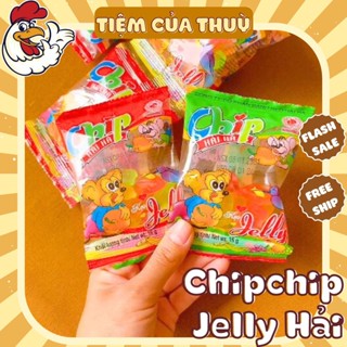 Dây 10 Gói ChipChip Jelly Hải Hà, Kẹo Dẻo ChipChip, Đồ ăn vặt tuổi thơ, Tiệm ăn vặt Thuỳ Bùi
