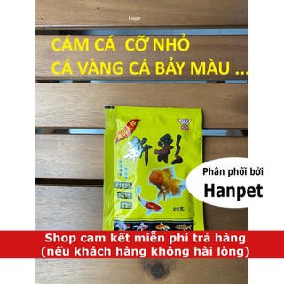 Thức ăn Cá Bảy Màu giá rẻ 20g - Cám Vàng Cá Bảy Màu cá guppy