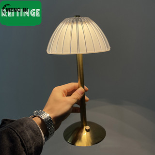 MENG NI Sáng Tạo retro Thanh led Bàn Đèn Sạc Nhà Hàng Ngoài Trời Đèn Bàn Quán Cà Phê Rõ Ràng Thanh ktv Để Bàn Đèn Ngủ