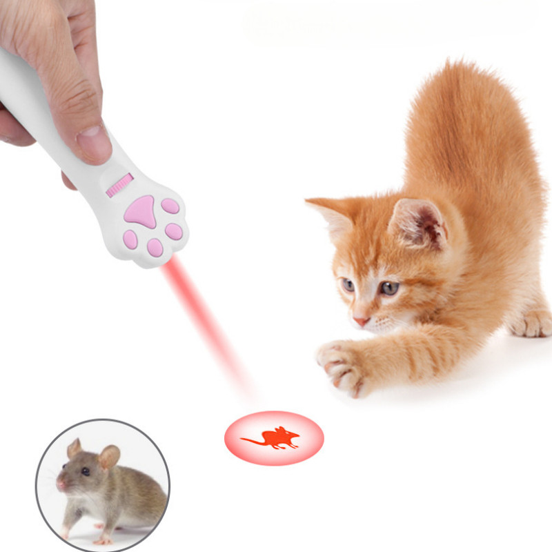 Chiếu LED Đồ Chơi Cho Thú Cưng Đồ Chơi Mèo Laser Tease Cat Stick Chiếu Hồng Ngoại trêu chọc Mèo Đồ Dùng Cho Thú Cưng