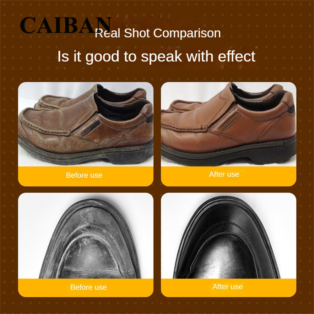 CAIBAN 120ml Xi đánh Giày Xi đánh Giày Da Màu đen Chất Lỏng Bảo Dưỡng Da Màu Nâu Không Màu Dầu đánh Giày Xi đánh Giày đa Năng