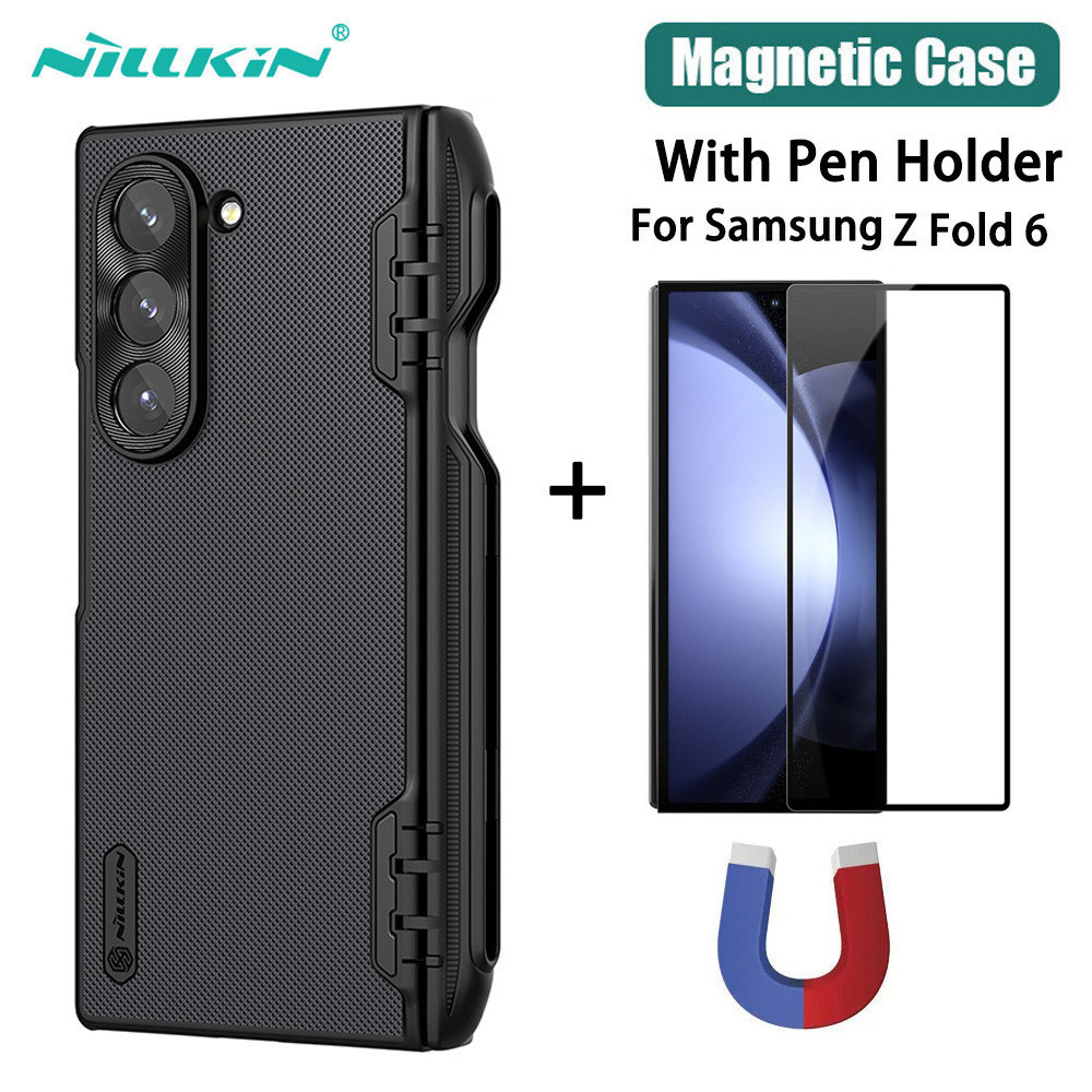Samsung Z Fold 6 Ốp Lưng + Kính Nillkin CP+Pro Kính Mờ Gấp Từ Tính Dành Cho Samsung Galaxy Z Fold 6
