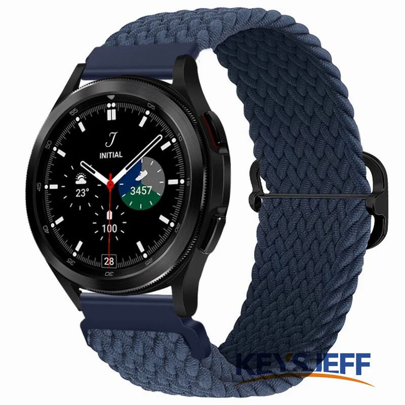 Dây thun bện tương thích với Galaxy Watch 4 & Galaxy Watch 4 Classic & Galaxy Watch 3 41mm 20mm Dây 
