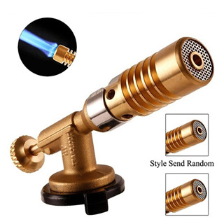 khò gas Đèn khò gas 1300 độ bằng đồng nguyên khối độ bền cao khò gas, đầu khò ga mini đầu khò gas bếp ga nhật thùng đá