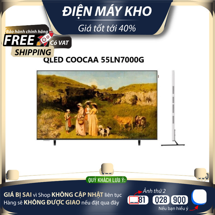 55LN7000G / 65LN7000G - Google Tivi Khung Tranh Qled Coocaa LN7000G - [Tivi chưa gồm khung tranh]