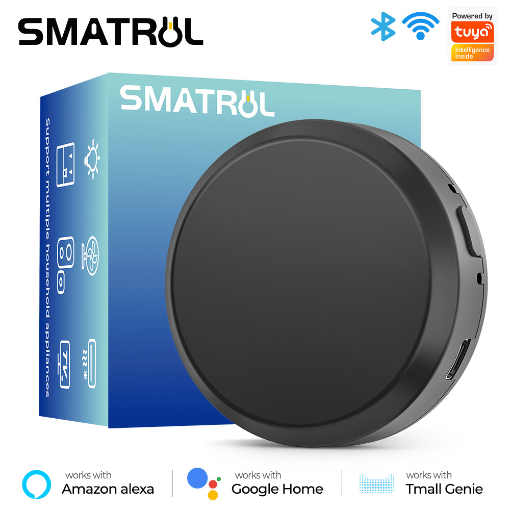SMATRUL Smart IR Điều khiển từ xa WiFi IR Blaster Bộ điều khiển đa năng Repeater Hub cho Alexa Tuya 