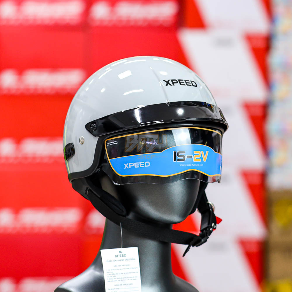 Mũ 1/2 Xpeed HJC IS - 2V Xi Măng Bóng Kính Âm - Giá Tốt