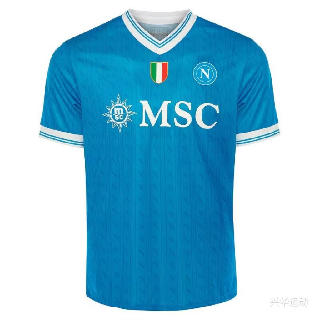 25 / 26 Napoli Home Fan Phiên bản Jersey Áo bóng đá tay ngắn S-4XL
