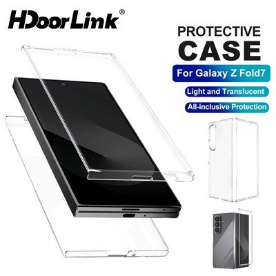 Ốp lưng trong suốt HdoorLink cho Samsung Galaxy Z Fold7 Vỏ điện thoại chống trượt