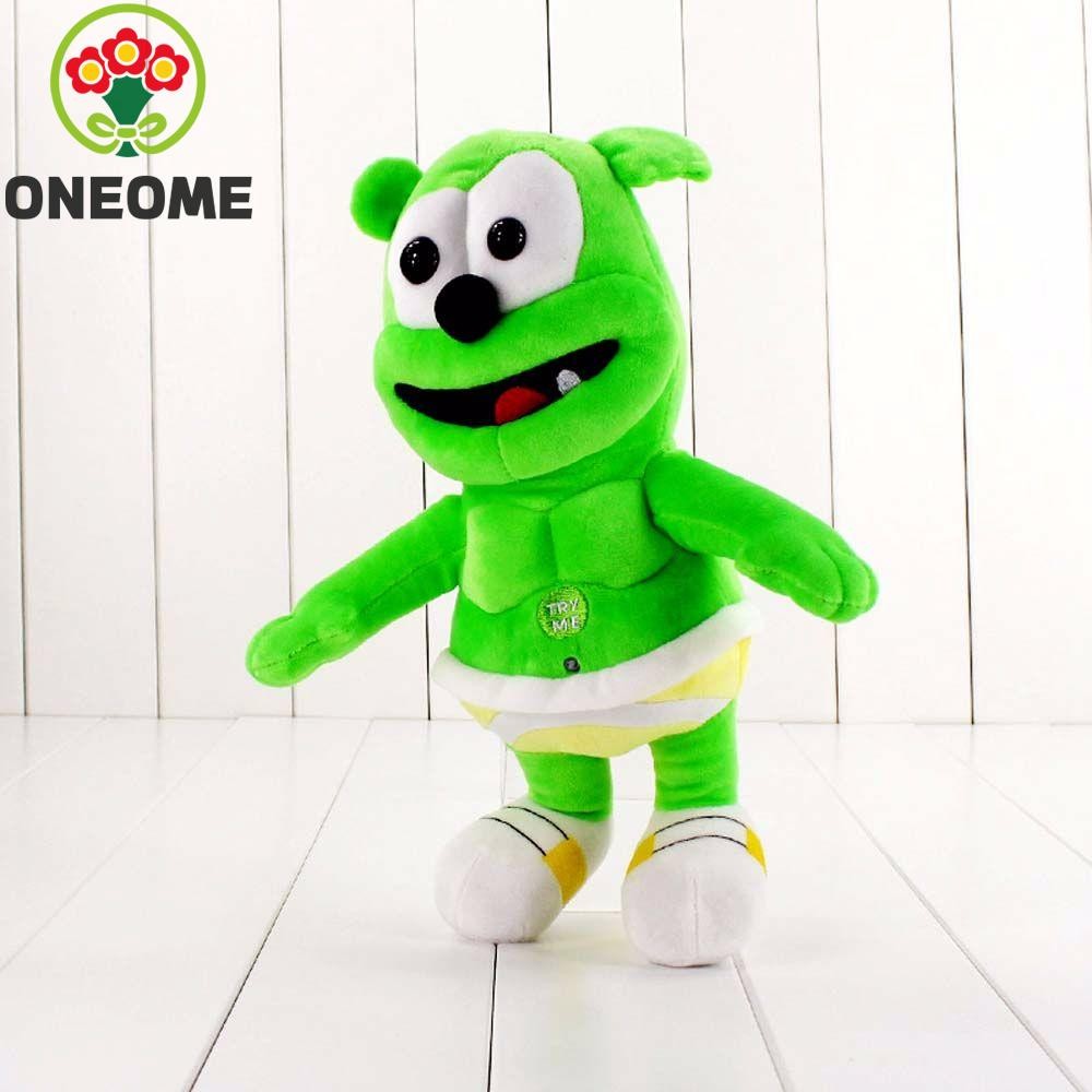 ONEOME Gummy Bear Sang Trọng Đồ Chơi Ngộ nghĩnh Gummy Bear 30cm Đồ Chơi Mềm Trang Trí Đồ Chơi Hát Nh