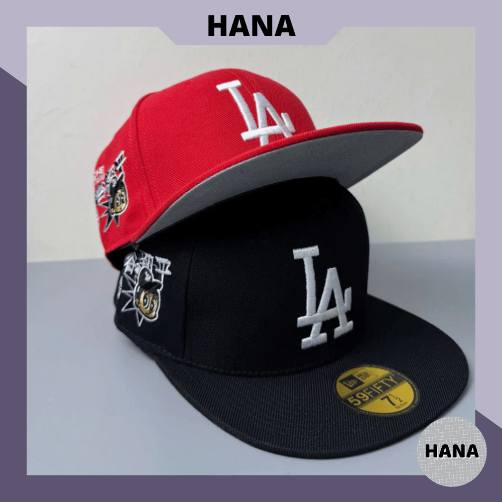 HANA - Nón snapback, nón snapback nam, đội ngược LA thêu chữ Nhật, mũ bít đuôi dành cho nam nữ, H572