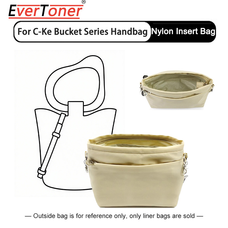 EverToner Túi Xách Nhiều Túi Tổ Chức Cho C-Ke Xô Túi Dung Tích Lớn Túi Bảo Quản Ví Nylon Chèn Túi Xá