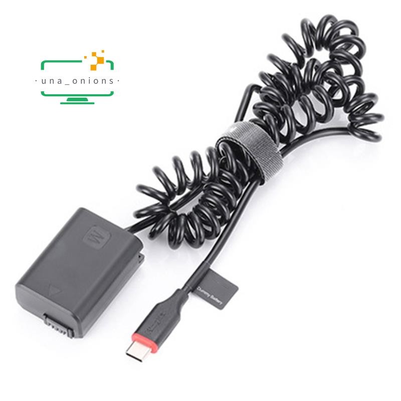 NP-FW50 Pin Giả DC Nguồn AC Adapter AC AC-PW20 Cho Alpha A6400 ILCE-6400 5000 3000 Camera