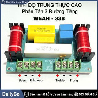  Mạch Phân Tần Loa 3 Đường Tiếng – Tách Âm Treble Mid Bass Rõ Ràng – Công Suất Lên Đến 250W Siêu Mạnh 