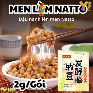 men làm natto tại nhà đậu nành lên men 2g đậu tương lên men