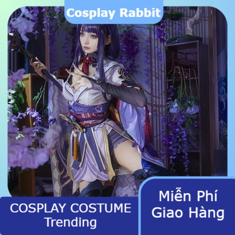 Raiden Shogun - Trang Phục Cosplay Full Set - Genshin Impact
