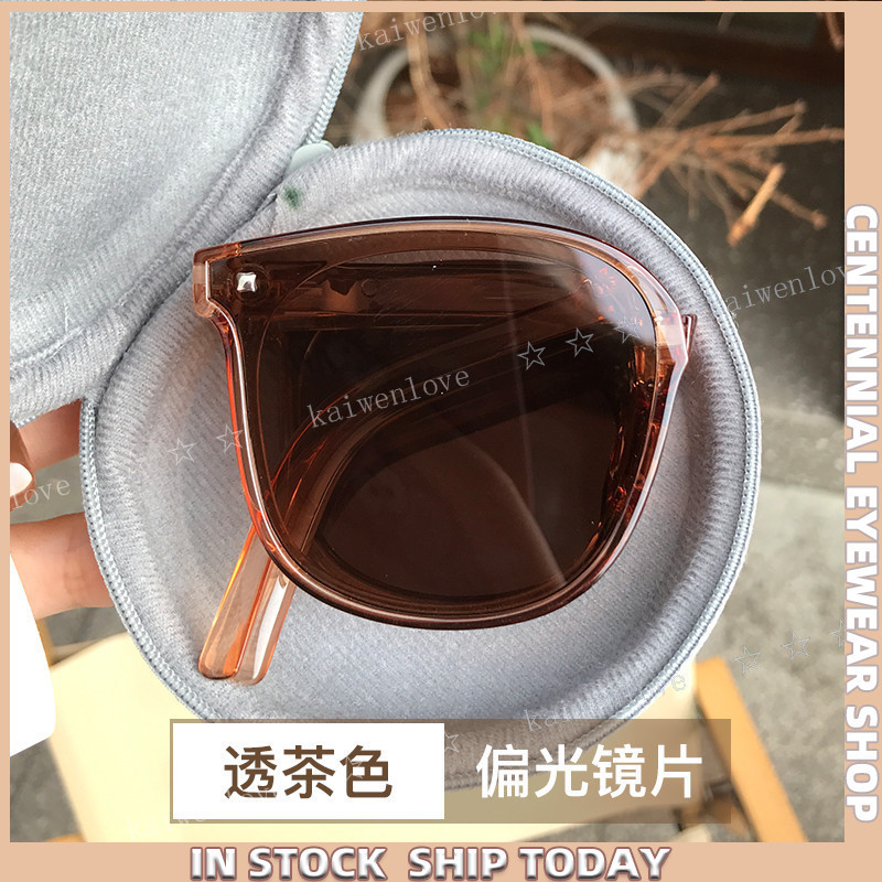 Gấp Phân Cực CựcOutdoor Có Thể Gập Lại Tiện Lợi Bóng Kính Mát Khung Lớn Retro Chống Tia uv Kính Mát 