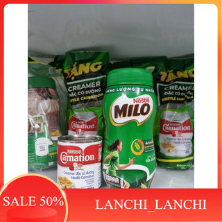 Milo bột hũ 400gr tặng 1 lon sữa đặc carnation 388gr