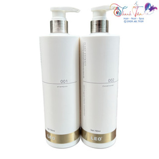 Cặp Dầu Gội Xả Phục Hồi Tóc Hư Tổn Siêu Mềm Mượt Tóc LEO PROSEE 780mlx2 - NK