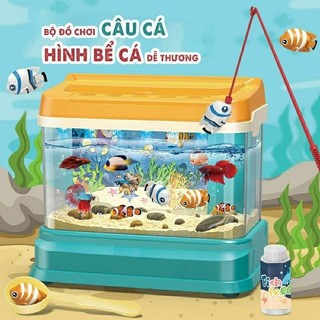 Đồ chơi câu cá bể cá có đèn, nhạc cho bé