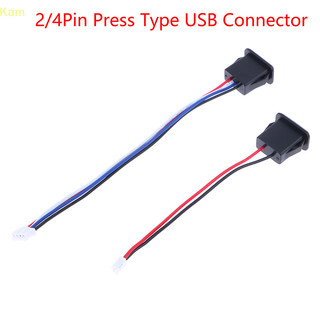Giắc cắm nguồn usb 2.0 nữ cổng kết nối cổng sạc usb2.0 với cáp ph 2.0 tốt
