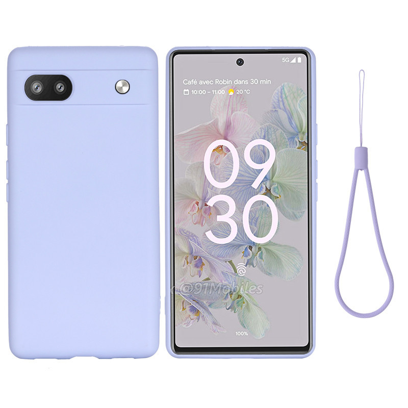 Điện thoại TPU Silicon lỏng chống sốc Back Cove Funda cho Google Pixel 6A 7A 7 8 8A Pro Pixel 8 / Pi