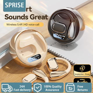 Sprse M76 Ball On-ear Tai nghe không dây có Mic khử tiếng ồn Tai nghe nhét tai tròn Earfon Điều khiển cảm ứng
