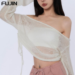 FUJIN áo len cardigan áo khoác cardigan Fashion Comfortable phổ biến Cute WMJ2470FE6 31Z240802
