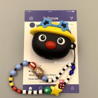 Ốp Tai Nghe Chim Cánh Cụt Cho AirPods Pro2 AirPods 1 2 3 Thế Hệ Mềm Chống Rơi Vỏ Tai Nghe Không Dây Apple EarPods Bảo Vệ Tai Nghe Hoạt Hình Dễ Thương Có Dây Buộc Gấu