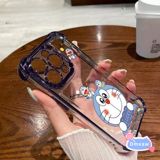 Ốp lưng Doremon chống rơi dễ thương cho Samsung Galaxy A05 A05S A04 A03 A14 A35 A34 A33 A32 5G A32 A25 A24 A13 4G A23 A15 A12 M12 Vỏ trong suốt Ốp lưng hoạt hình Vỏ mềm trong suốt