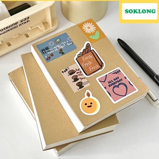 Giấy ghi chú note giấy trơn bìa kraft NO32, tập sổ tay giấy take note phong cách Nhật Bản