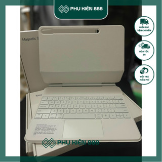 Magic Key.board Bao da bàn phím magic keyboard OEM cho Samsung Tab s7/8/9 + Plus, FE 12.4 có trackpad đèn led phím 7 màu