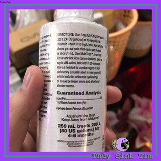 Seachem Flourish Iron 250ml (PHÂN NƯỚC BỔ SUNG SẮT)