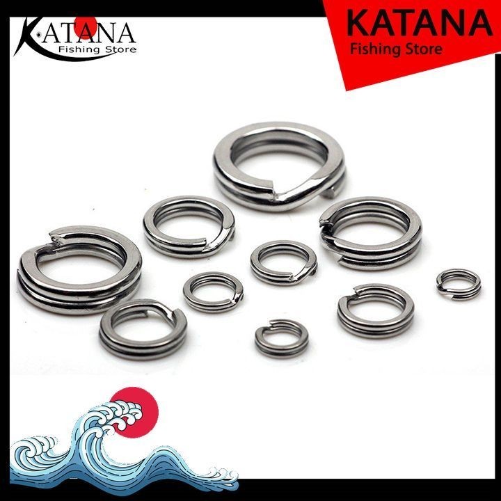 [Katana Fishing] Combo 5 ring kim loại gắn mồi câu cá