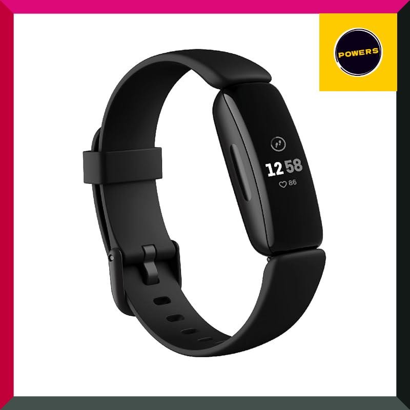 Fitbit Inspire2 Fitness Tracker in Black, Size L/S with Heart Rate Monitor [Japanese Genuine Product