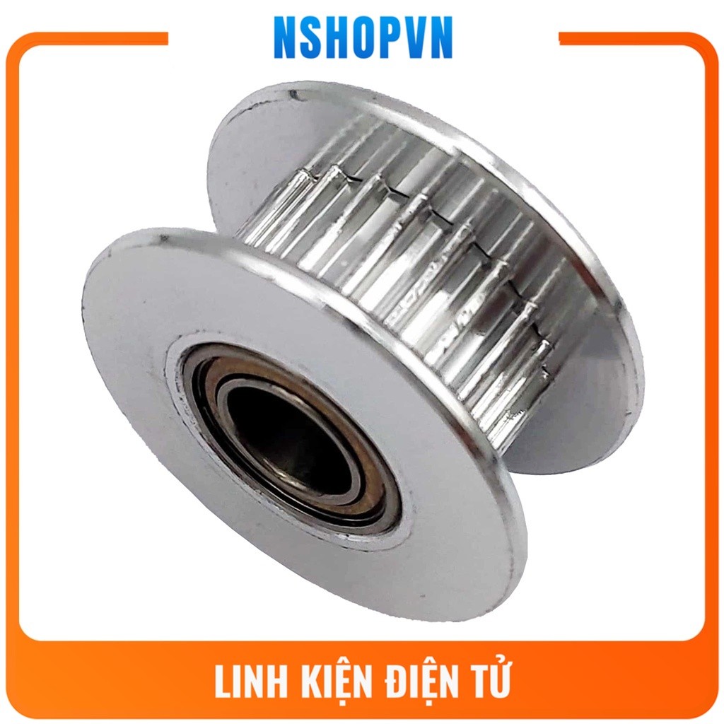 Puly căng đai GT2 trục 5mm 20 răng