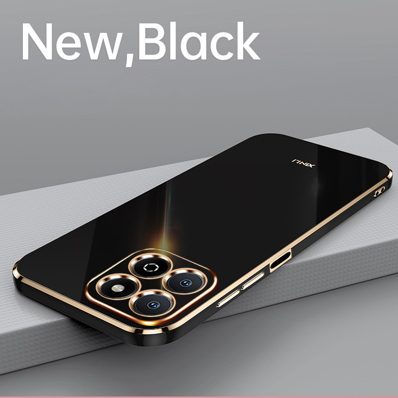 Dành Cho Vỏ Honor X6B Bảo Vệ Mạ Điện Chống Sốc HonorX6b JDY-LX1 JDY-LX2 Ốp điện thoại Silicon TPU Mềm Ốp điện thoại
