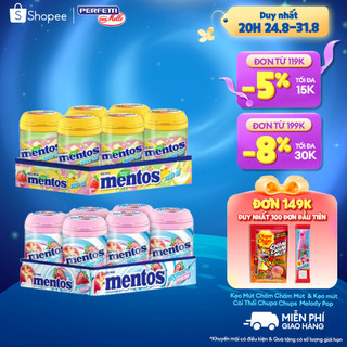 Kẹo Nhai Mentos hương trái cây (Hộp 6 hũ)