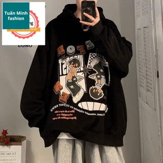 Áo khoác hoodie, áo hoodie nam nữ chất nỉ dày form rộng có mũ giá rẻ HOODIE22 - tuấn minh fashion