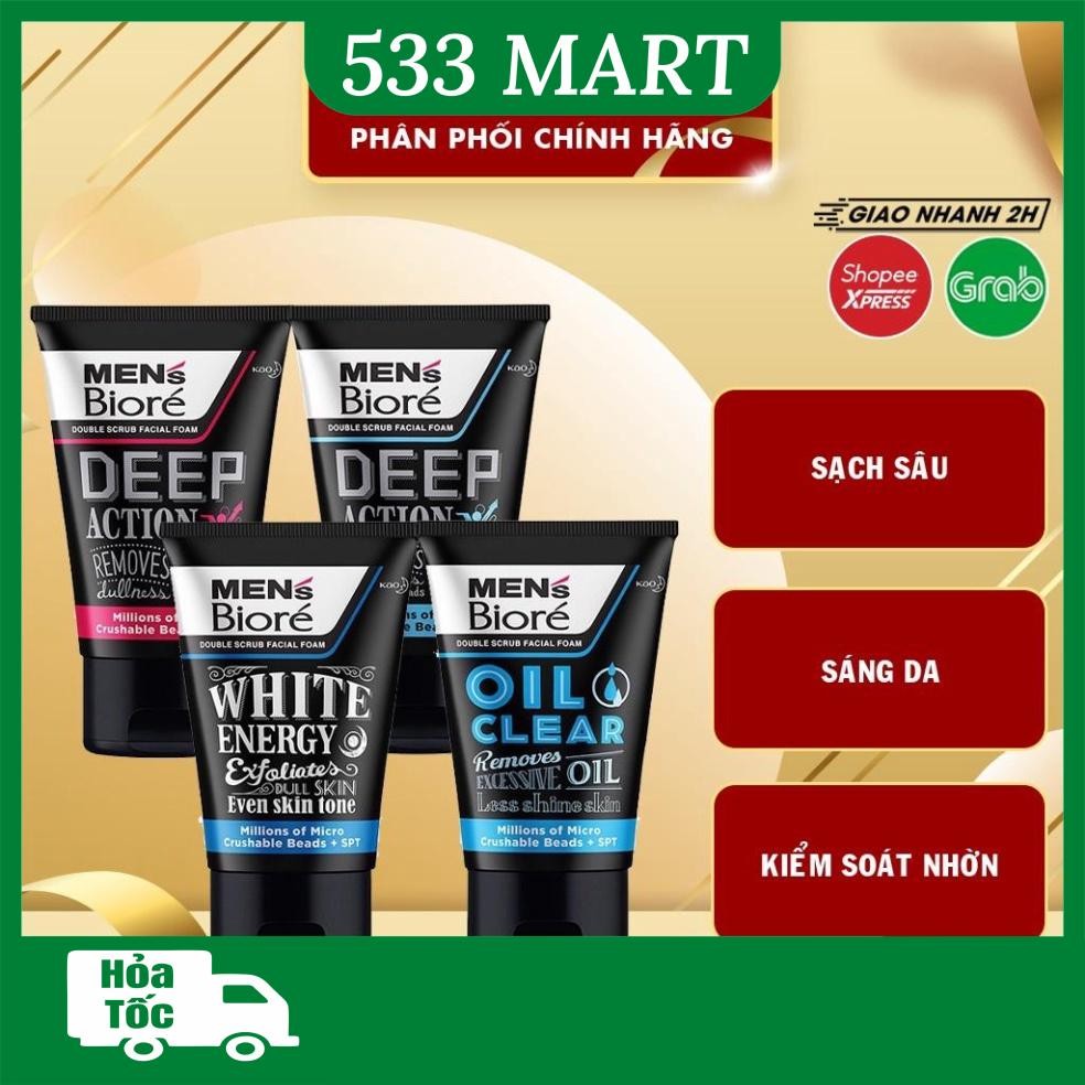 Sữa Rửa Mặt Men's Bioré 100g