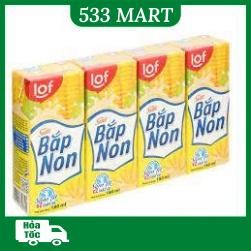   LỐC 4 HỘP  Sữa bắp non Lif Kun 180ml 