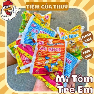 Bịch 50 Gói Mì Tôm Trẻ Em An Binh, Mì Ăn Liền Trẻ Em, Mì An Binh Tuổi Thơ Tiệm Ăn Vặt Thuỳ Bùi