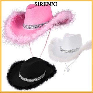 SIRENXI Cao Bồi Đính Hoa Hồng Vui Nhộn Thời Trang Dự Tiệc Cho Nữ