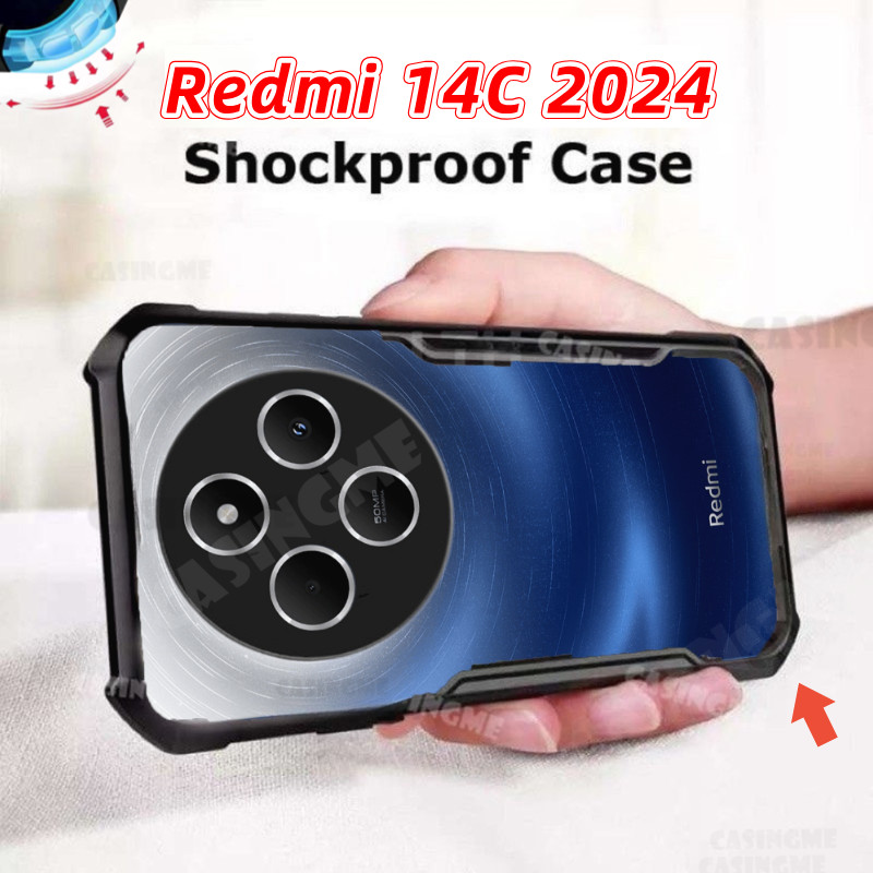 Redmi 14C 2024 Transprent AirBag Ốp lưng Redmi 14C Redmi14C 14 C C C14 4G 5G 2024 Ốp Lưng Chống Sốc 